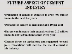 Future of employee in cement industry in India